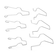 TMA~ 5ZHSFULLKIT 6PCS Steel Headlamp Headlight Dip Dipped Beam Head Lamp Bulb Retaining Spring Clip 