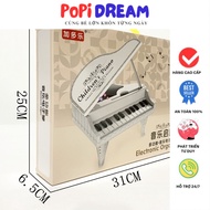 Đàn Piano Mini Điện Tử Cho Bé – Đồ Chơi Âm Nhạc Kích Thích Thính Giác Cảm Âm – Thiết Kế Như Đàn Gran