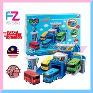 TAYO CITY BUS PARKING LOT SMALL CITY BUS TOYS