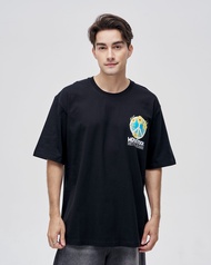 Niyom Jeans collection Woodstock : เสื้อยืด Oversize รุ่น TWS-010 สกรีนลาย ผ้าCotton ผ้ายืด