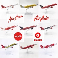 A340 AirAsia A320 Asia Airlines B737 16cm Alloy Airplane Model Travel Souvenir Ornaments