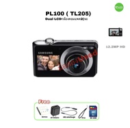 Samsung PL100 (TL205) Digital Camera 12.2MP กล้องดิจิตอลคอมแพค 2 จอ Dual LCD selfie Slim Beauty 3X Z