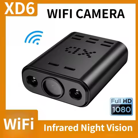 XD6 1080P HD Mini WIFI Camera Built-in Battery Human Tracking IP Remote Monitoring Cam IR Night Visi