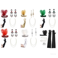 Crazy 1920s Gatsby Accessories Set for Women Roaring 20s Accessories Flapper Costume