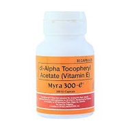 MYRA E 300 IU, 30 Capsules, 1 Bottle