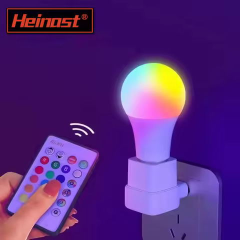16 Color E27 RGB LED Light Bulb with Remote Control For Room Graden Party Smart Bulb Lamp Dimmer Red