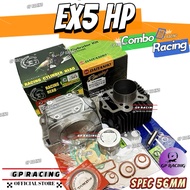 Combo Ex5 Racing Head Block 56mm Siap Head compete set Ex5 High Power HP “GP RACING”