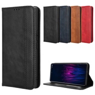 Suitable for HTC U24 Pro Phone Case Card U24Pro Phone Leather Case Magnetic Flip Retro Pattern Prote
