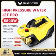 SUPACES 5800W High Pressure Water Jet 200Bar Portable Car Cleaner Wash Machine Heavy Duty Home Clean