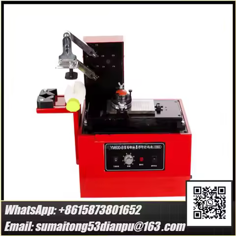 NEW YM600-B 110V 220V Environmental Desktop Electric Pad Printer Round Pad Printing Machine Ink Prin