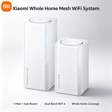 Xiaomi Whole Home Mesh WiFi6 System 1 Main 1 Sub Router Dual Band Gigabit Port Whole House Wireless 