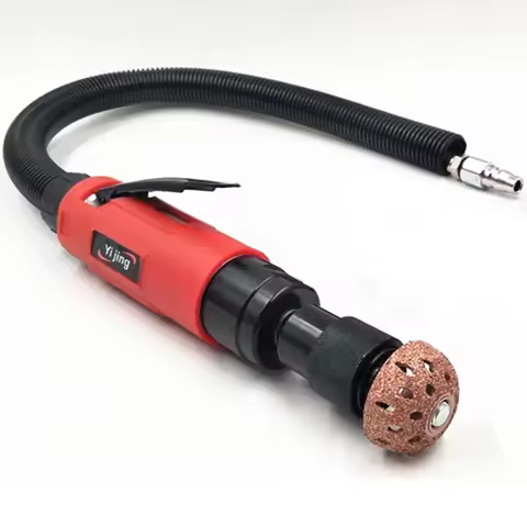 Low Speed Air Tire Buffer Tire Repair Tool Polishing Tool Kit, Pneumatic Tire Grinder 2800RPM 55mm
