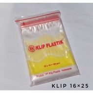 KLIP plastic 16 x 25 cm THICK material JUMBO Size Plastic Packaging Packaging ZIPPER Ziplock