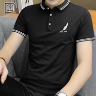 EERSHENSHI Men Polo Shirt New Plus Size Short T Shirt Short-sleeved Polo Shirt for Men (M-5XL)
