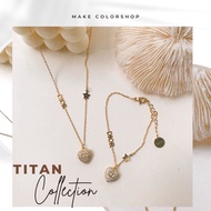 Cd Titanium Heart Pendant Necklace