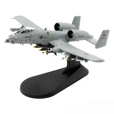 Diecast WLTK Sun Blaze US Air Force A-10C Thunderbolt II Aircraft 79-0145 Finished A10 Aircraft Mode