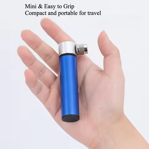 Mini Bicycle Pump, Portable High Pressure Bike Air Pump for Presta Schrader Valve Road Mountain Bike