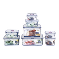 [SG Stock] LocknLock PP Microwave Airtight Stackable Classic Food Container 8P Set with Brown Box HPL826SP8-01