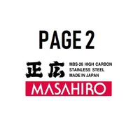 [JAPANESE KNIVES] Masahiro PAGE 2