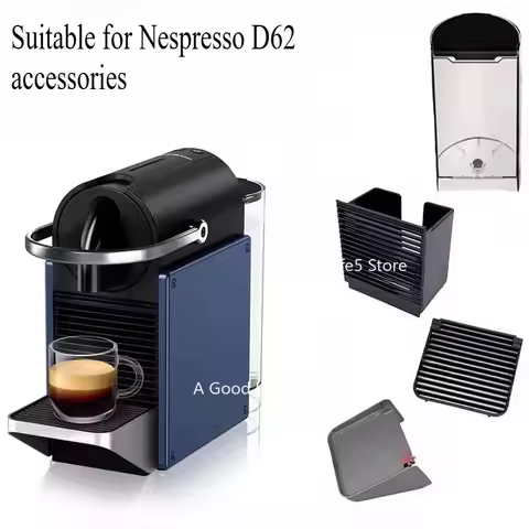 Apply To NESPRESSO Pixie C62/D62 Capsule Coffee Machine Water Tank Capsule Box Base Drip Tray Access