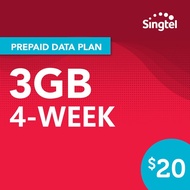 SingTel prepaid Data 3GB online Topup