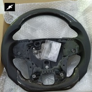 Customized Carbon Fiber Steering Wheel Frame with Leather Skin Ford Ranger Everest 2017 2018 2019 20