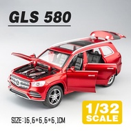 LEO 1:24 & 1:32 Mercedes-Benz Maybach GLS 600โมเดลรถอัลลอยสำหรับเด็กของเล่นเด็กของเล่นสำหรับรถเด็กขอ