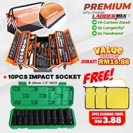 85Pcs Heavy Duty Cantilever Metal Tool Box Set Ratchet Set Spanner Set