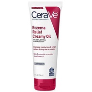 Cerave Eczema Relief Creamy Body Oil Anti Itch Cream for Eczema & Moisturizer for Dry Skin with Coll