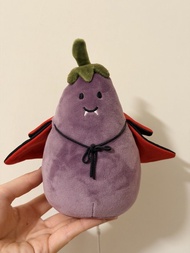 Jellycat Amuseables Vampire Eggplant 萬聖節吸血鬼茄子毛公仔