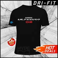 NEW Shimano Ultegra Di2 Groupset DRI FIT Cycling Bicycle Microfiber Performance Tee Short Sleeve