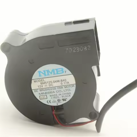 For NMB BM5125-04W-B40 DC 12V 0.17A 5cm 5125 51x51x25mm Double Ball Bearing Cooling Fan