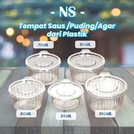 Jelly Pudding Cup with Lid Agar Agar Pudding Cup Sambal Ns