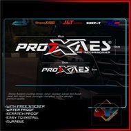 Pro7 X AES, Pro7 X Saber Cut-out Sticker