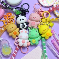 Have a nice day Animal silicone keychain