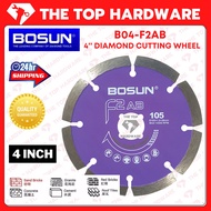 *READY STOCK* BOSUN B04-F2AB 4" DIAMOND CUTTING WHEEL-ABRASIVE