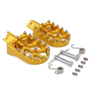 รถจักรยานยนต์ CNC Footpegs Universal สําหรับ HONDA CRF XR 50 70 110 M2R SDG DHZ SSR KAYO Pit Bike สี