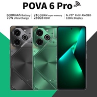 Tecno Pova 6 Pro 5G 24GB 24GB + 256GB| MTK D6080 | 70W Charge | 120HZ AMOLED |6.78inches Warranty