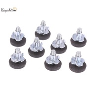 Kayaktion 20Pcs M6 Thread Adjustable Furniture Levelers Screw In Chair Feet Durable Easy To Use Adju