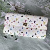 LV 路易威登 白三彩 Louis Vuitton Monogram Multicolor Wallet / Purse  皮夾 / 手拿包 / 錢包