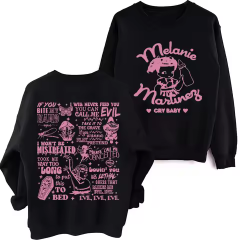 Cry Baby Hoodies Melanie Martinez The Trilogy Tour 2024 Portals Album Melanie Martinez Sweatshirt Ho