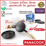 Crepes maker galaxy panacook 20cm Spring Roll Risol Skin Pan/ Multipurpose Non-stick Inverted Pan/ W