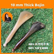 iMust 100% 10mm Thick Tanduk Tibet Kerbau Urut Gua Sha Guasha Yak Horn Face & Eyes Scraping & Bojin 