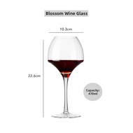French Crystal Goblet Wine Glass