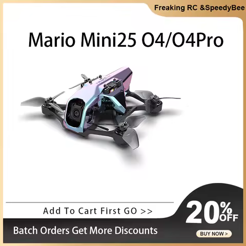 New SpeedyBee Mario Mini 25 O4/O4 PRO 2.5inch HD Digital VTX FPV Drone for FPV Freestyle Racing