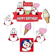 Mixue birthday cake topper/mixue cake topper/mixue cake decoration/mixue