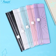 PANSIE A4 Paper Cutting Guillotine, with Pull-out Ruler Manual A4 Paper Cutter, Lightweight Bidirect