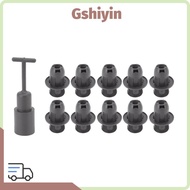 GSHIYMY 10PCS E14 Lamp Holder, E14 White E14 Light Socket, Reliable Black ABS Bulb Socket DIY Assemb