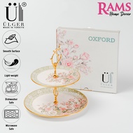Ulger 3 Pcs High Quality Porcelain Storied Cookie Plate / Cake Tray Stand / Dessert Tray Set / Desse