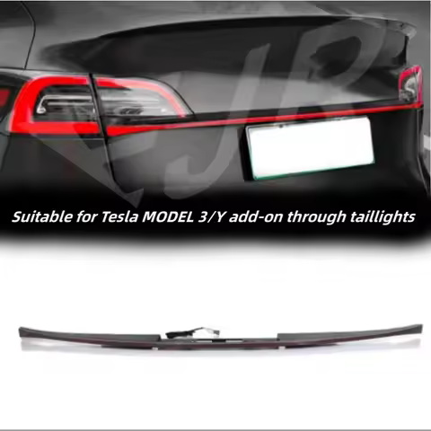 For Tesla Model Y Through Taillight Model3 Dynamic Taillight Strip Upgrade And Modification Decorati